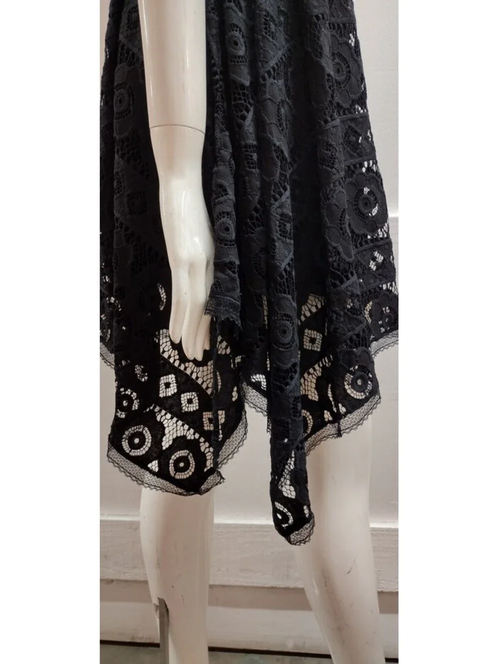 FREE PEOPLE Black Backless Party Sexy Dress Sundress Kierchief Size 2 S TAG 128$